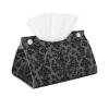 Gothic Style Floral Tissue Box Cover Pu Leather Tissue Box Holder Modern Napkin Holder for Office Home Car view 1