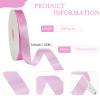 7/8 in Lilac Purple Satin Ribbon 100Yards, Polyester Ribbon for Wedding,Hair String for Craft, Flower Bouquets,Gift Wrapping,Easter Graduation Decor view 2