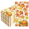 100 Pcs Thanksgiving Napkins Disposable Thanksgiving Dinner Napkins Maple Leaves Paper Napkins Disposable Thanksgivings Cocktail Napkins Guest Fall Paper Hand Towels for Bathroom Autumn Party Supplies view 1