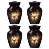 Yatskia Dove Urn for Ashes for Women Small, Funeral Urns for Adult Ashes Men & Women (Classic Pack of 4, 3 Inch) view 1