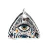 Evil Eyes (2) Tissue Box Cover Pu Leather Tissue Box Holder Modern Napkin Holder for Office Home Car view 3