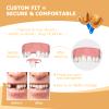 Partial Dentures - Dentures for Missing Teeth & Gaps - Lightweight & Unbreakable Replacement Teeth for Men & Women (5 Teeth) view 3