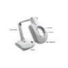58GXCAAMOT Esktop Magnifier Lamp with Light |Adjustable Arm Magnifier Lamp Light Magnifying Glass Lens Diopter Folding Magnifier view 4