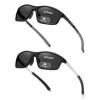 LKEYE Sunglasses Men Women Bifocal Sun Reading Glasses Sports Style Fishing Driving UV400 Readers Spring Hinge Eyewear 2Pack +1.0 view 1