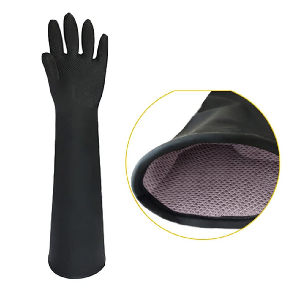 jiingekk Pet Grooming Gloves Waterproof Mittens for Bathing and Massaging Cats Dogs Horses & Other Animals Length 13.7/22.8 Inch