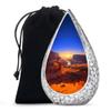 Remembrate Sunrise Cremation Urns for Women and Men - Large Drop Funeral Urns for Adult Ashes Men - Holds 200 Cubic - Human Urn for Ashes - Memorial Gifts for Loss of Mom and Dad, 10 Inch view 1