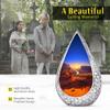 Remembrate Sunrise Cremation Urns for Women and Men - Large Drop Funeral Urns for Adult Ashes Men - Holds 200 Cubic - Human Urn for Ashes - Memorial Gifts for Loss of Mom and Dad, 10 Inch view 3