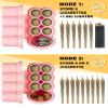 Portable 6 Hole King Size Pre Roll Cone Holder Case with Lighter Holder view 2