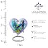 Casketique Peacock Memorial Urn for Ashes for Women Small - Burial Urns for Human Ashes Adult Man 1 Large 4 Keepsake - Cremation Urns for Adult Male - Funeral Urn for Mom & Dad - 8 & 3 Inch view 2