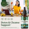 HERBAMAMA Cleavers Lymphatic Drainage Drops - Detox & Cleanse Support view 2