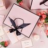 Pink Gift Bags 13, 2 PCS Large Gift Bags with Handles for Girls Women, Portable Gift Bag Set with Tissue Paper Greeting Card and Bow Ribbon, Pink Paper Bags for Birthday Wedding Valentine's Day view 2
