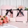Pink Gift Bags 13, 2 PCS Large Gift Bags with Handles for Girls Women, Portable Gift Bag Set with Tissue Paper Greeting Card and Bow Ribbon, Pink Paper Bags for Birthday Wedding Valentine's Day view 4