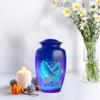 Casketique Owl Cremation Urns for Adult Ashes Women - Large Blue Funeral Urns for Adult Male - Burial Urn for Father - Memorial Urn for Human Ashes Male & Female - 10 Inch view 4