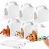Patelai 36 Pcs Adopt a Dog Party Favor Boxes, Pet House Shaped, White view 1