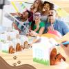 Patelai 36 Pcs Adopt a Dog Party Favor Boxes, Pet House Shaped, White view 3