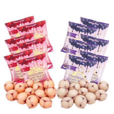 Zofia Sweet Yogurt Covered Fruit Snacks Variety Pack, 0.7oz - 12 Pouches Net 8.5oz (Strawberry 6 + Blueberry 6), Yogurt Coated Probiotic Fruits Bites, Dietary Fiber + Real Fruit, Healthy Snacks, 120Ct