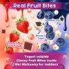 Zofia Sweet Yogurt Covered Fruit Snacks Variety Pack, 0.7oz - 12 Pouches Net 8.5oz (Strawberry 6 + Blueberry 6), Yogurt Coated Probiotic Fruits Bites, Dietary Fiber + Real Fruit, Healthy Snacks, 120Ct view 4