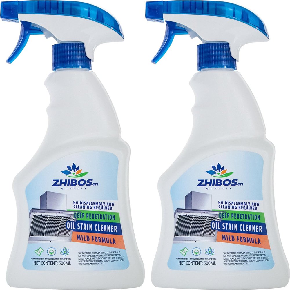 All Purpose Cleaner, Remove Stains Cleaning Spray, Kitchen Cleaner Spray, Heavy Duty Multi Purpose Degreaser Cleaner Spray Removes Grease, Grime, And Stains On Microwave & Oven & Stove Top (2pcs)