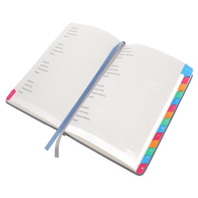 HOMSFOU Password Notebook with Alphabetical Tabs Portable Address Organizer for Websites and Details Password Book for Efficient Management