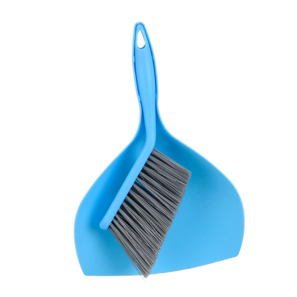 GANAZONO 1Set Mini Broom and Dustpan for Pet Cleaning Compact Household Accessory for Desktop Laptop and Keyboard Durable Easy to Use Space Saving Design