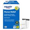 Equate Cold and Flu- Mucus Relief Guaifenesin 600mg Extended Release 12 Hours Tablets 20 ct, Set by Basket Goods view 1