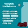 Hyland's Kids Multivitamin + Brain & Eye Health, Sugar Free Natural Mixed Berry Flavored Gummies with Choline, Lutein & Omegas, 60ct Bottle view 3