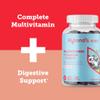 Hyland's Kids Multivitamin + Digestive Support Children's Supplement, Sugar Free Mixed Berry Flavored Gummies with Probiotics & Fiber, 60ct Bottle view 2