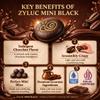 Zyluc Mini Black Crackers Chocolate Snack with Real Cocoa Powder Portable 35g Pack Crisp Texture, Halal Certified, Made with Non-GMO Ingredients Product of Indonesia (Pack of 5) view 3