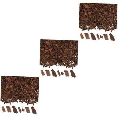 Cabilock 3 Packs Oak Chips for Wine Brewing Enhances for Home Brewing Equipment for Red Wine Vinification