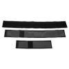 minkissy Elastic Knee Brace Set Adjustable Compression Support Sleeves for Injury Recovery Grade Protection for Sports and Daily Use 3-Piece Kit view 1