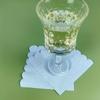 100 Pcs Blue Cocktail Napkins, 2-Ply Disposable Small Paper Napkins for Beverage, Dessert, Appetizer, 5x5 Inch Cute Scalloped Cocktail Napkins for Bar, Party, Wedding, Birthday, Dinner & Everyday Use view 2