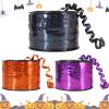 BEISHIDA 3 Pack 100 Yards Black Purlple Orange Curling Ribbon Balloon String Gift Wrapping Ribbon for Halloween & Birthday Parties, DIY Craft Holiday Decorations view 1