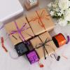 BEISHIDA 3 Pack 100 Yards Black Purlple Orange Curling Ribbon Balloon String Gift Wrapping Ribbon for Halloween & Birthday Parties, DIY Craft Holiday Decorations view 4