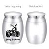 CREATCABIN Motor Bike Urn Small Cremation Urns Alloy Column Riding in Heaven Mini Keepsake Preserve Memorial Ashes Funeral Container Jar Holder for Human Ashes Commemorative Decorative 1.57 x 1.18in view 3