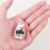 CREATCABIN Motor Bike Urn Small Cremation Urns Alloy Column Riding in Heaven Mini Keepsake Preserve Memorial Ashes Funeral Container Jar Holder for Human Ashes Commemorative Decorative 1.57 x 1.18in view 4