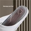 2025 Massage Slippers Women Men Acupuncture Reflexology Sandals Open Toe Shower Shoes Plantar Fasciitis Acupressure Slippers Relieves Nerve Tension and Pain in The Feet(Black,6.5/7) view 2