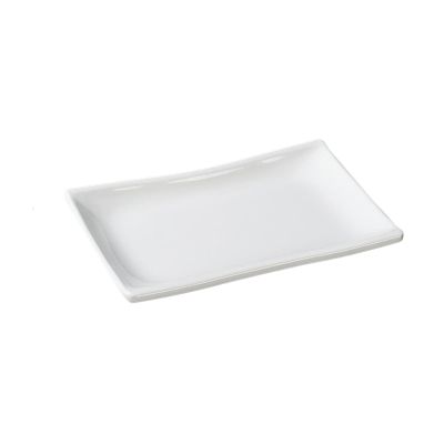 Commercial white imitation porcelain anti-drop and high-temperature resistant delicate rice noodle dish-7.5 inch vegetable dish