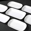 Commercial white imitation porcelain anti-drop and high-temperature resistant delicate rice noodle dish-7.5 inch vegetable dish view 3