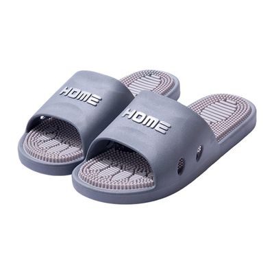2025 Reflexology Massage Slippers Men's Acupressure Sandals Deep Tissue Foot Massager Comfort Shower Shoes For Reduce Feet Neuropathy Pain Relief And Tension(Light gray,7.5/8)