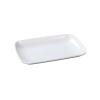 Commercial white imitation porcelain anti-drop and high-temperature resistant delicate rice noodle dish-7.5 inch square corner rice noodle dish view 1