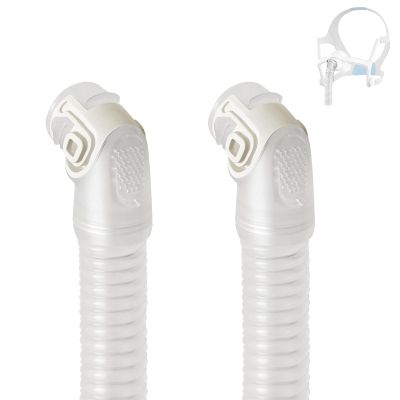 2 Packs Replacement Short Tube and Elbow for Resmed AirFit N20, Airtouch N20 Mask - No Leakage - Reduce Noise