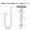 2 Packs Replacement Short Tube and Elbow for Resmed AirFit N20, Airtouch N20 Mask - No Leakage - Reduce Noise view 3