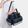 WTYBRMYO Emergency Bag Empty First Aid Kit Bag Large Medical Trauma Bag Professional First Responder Bag for Home Visit Health Care Travel(Blue,B) view 2