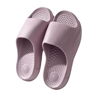 Acupressure Slippers Thick Sole Massage Sandals Comfort Shower Shoes Men Women Acupuncture Reflexology Slippers for Plantar Fasciitis Arthritis Neuropathy Pain Relief(Purple,7.5/8)