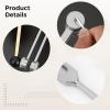 128 Hz Sound Healing Tuning Fork Set, 128 Hz, 256 Hz, 512 Hz, Medical-Grade Aluminum Alloy, Gold & Silver, Mallet & Pouch Included view 4