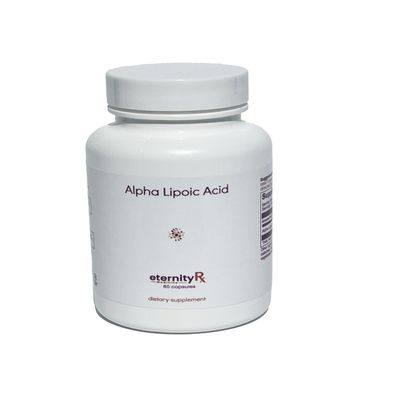 Alpha Lipoic Acid 300mg Vegan ALA Supplement for Nerve Health, Energy 60 Capsules Doctor Formulated, Gluten-Free, Non-GMO by Eternity Medicine