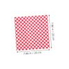 Alipis 50 Sheets Checkered Food Wrapping Paper Multi Function Sandwich Burger Paper Oil Resistant Baking Liner for Restaurants Cafes and Home Use for Wrapping Sandwiches Cookies and More view 2