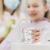 WRAPAHOLIC 3oz Paper Cups - 100 Pack Disposable Bathroom Cups with Wildflower & Butterfly Design, Small Mouthwash Cup for Toothbrush Rinse, Home Bathroom, Picnic, BBQ, Travel and Party view 4