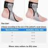 ZOCWJK Drop Foot Brace Orthosis Ankle Orthosis Support with Comfortable Inflatable Airbag for Hemipleia Stroke Shoes Walking (A/Left-X-Large view 2