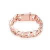 BIAIHQIE Cremation Urn Bracelet for Human Ashes for Men,Bracelet Cremation Jewelry for Ashes-Rose Gold-22cm